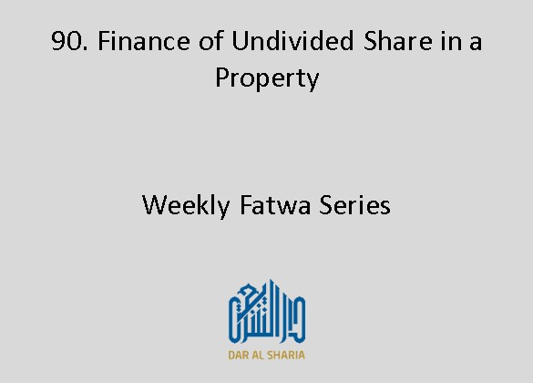 Finance of Undivided Share in a Property