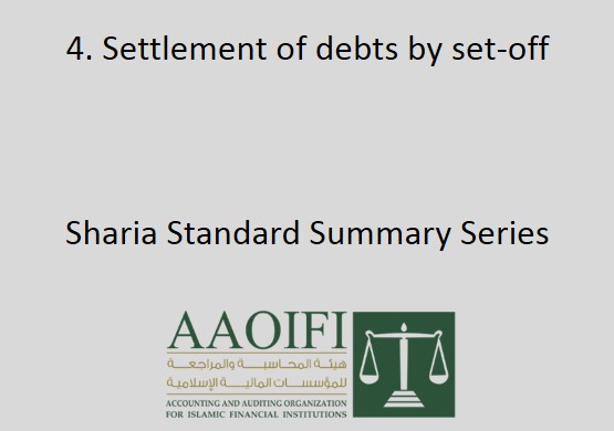 Settlement of debts by set-off